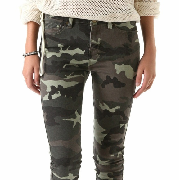 KSUBI "Spray On Dirty Cammo." Ankle Zips. Size 24 - Picture 1 of 11